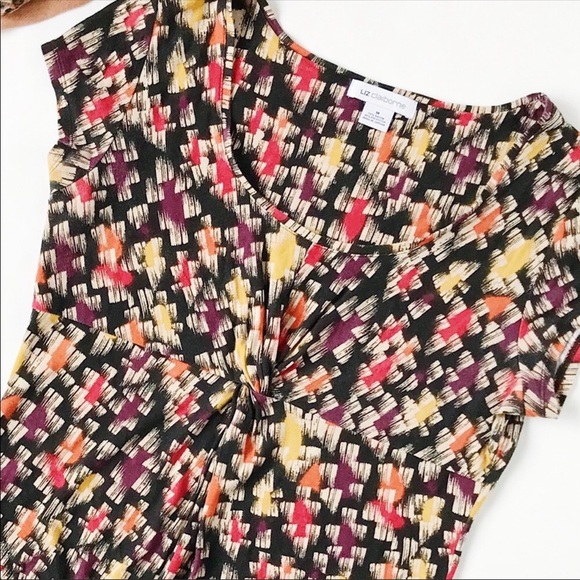3/$20 Deal Liz Claiborne Short Sleeve Top - Picture 5 of 6